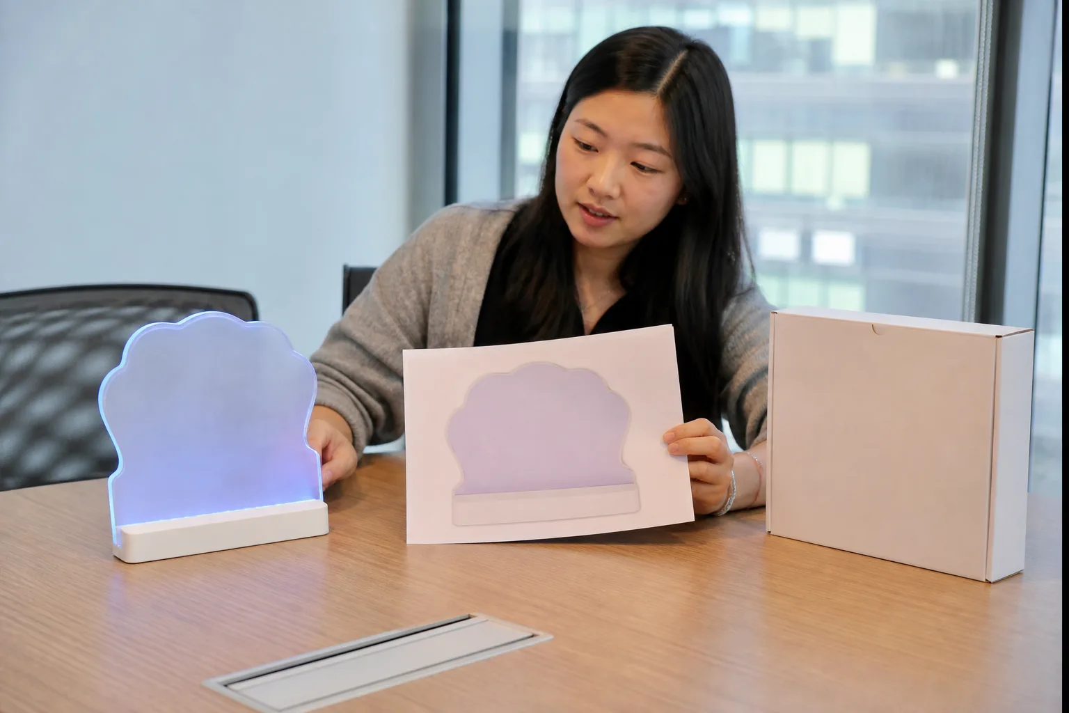 LED drawing board artwork licensing private label LED fluorescent acrylic board buyer planning
