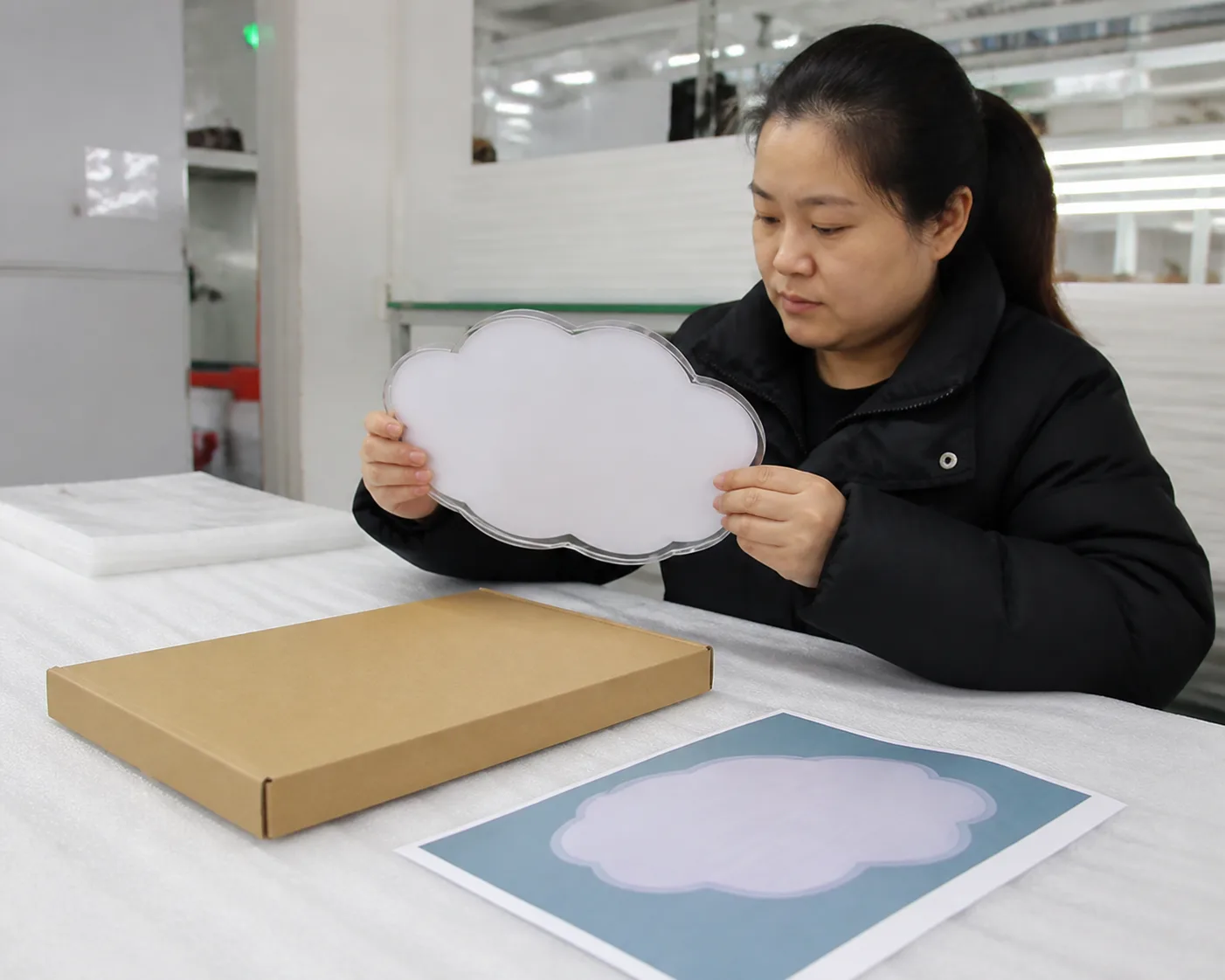 LED drawing board artwork handover Chinese factory review