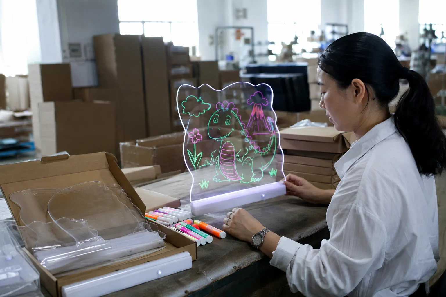 LED drawing board channel exclusive range planning B2B product planning