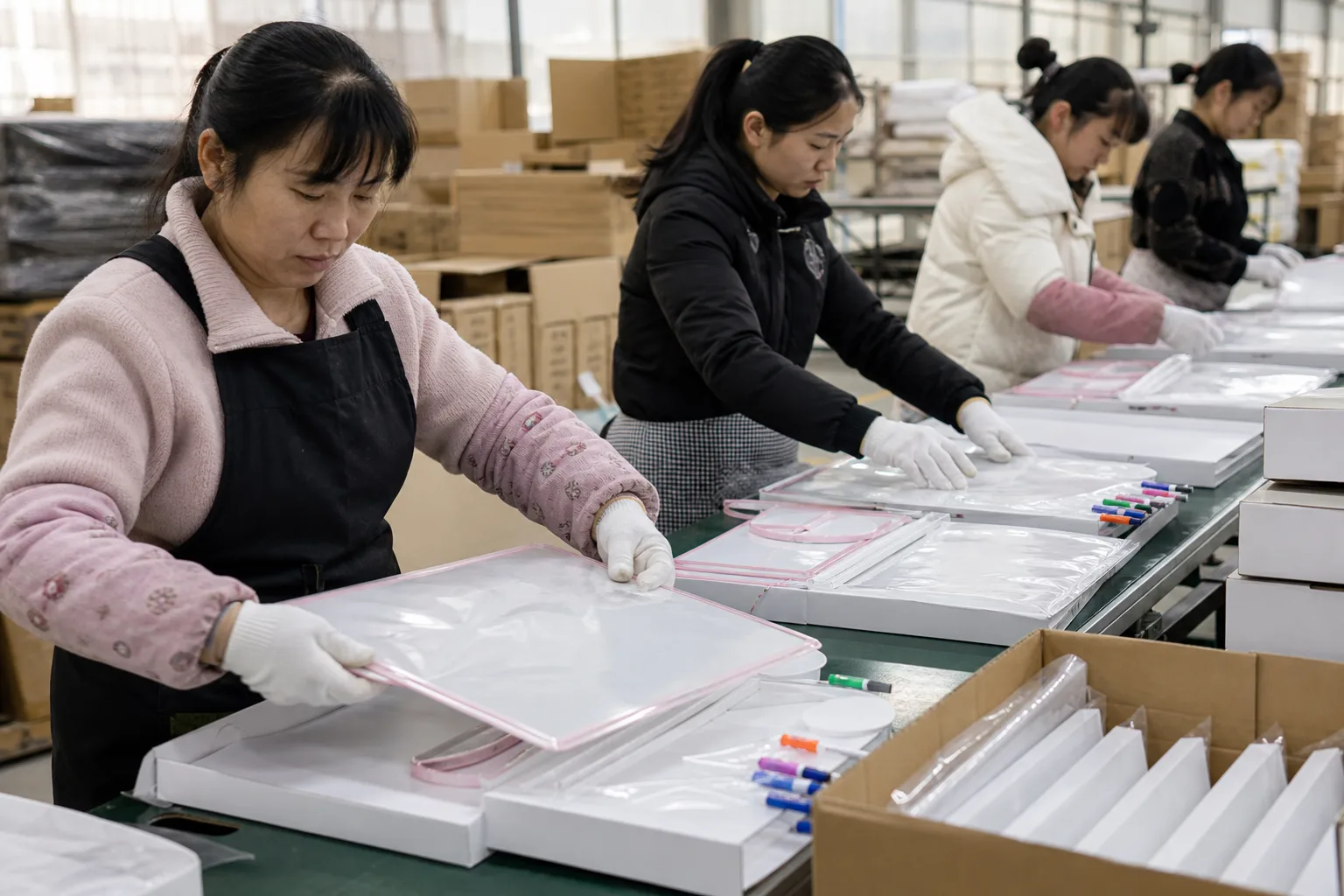 corporate gift LED drawing board customization factory testing and packing review