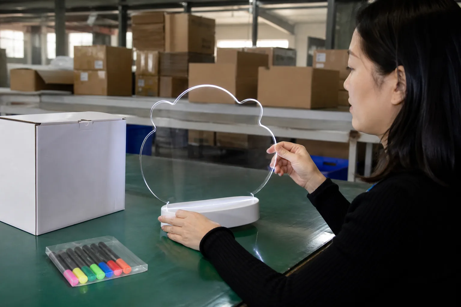 LED drawing board lead time planning B2B product planning scene