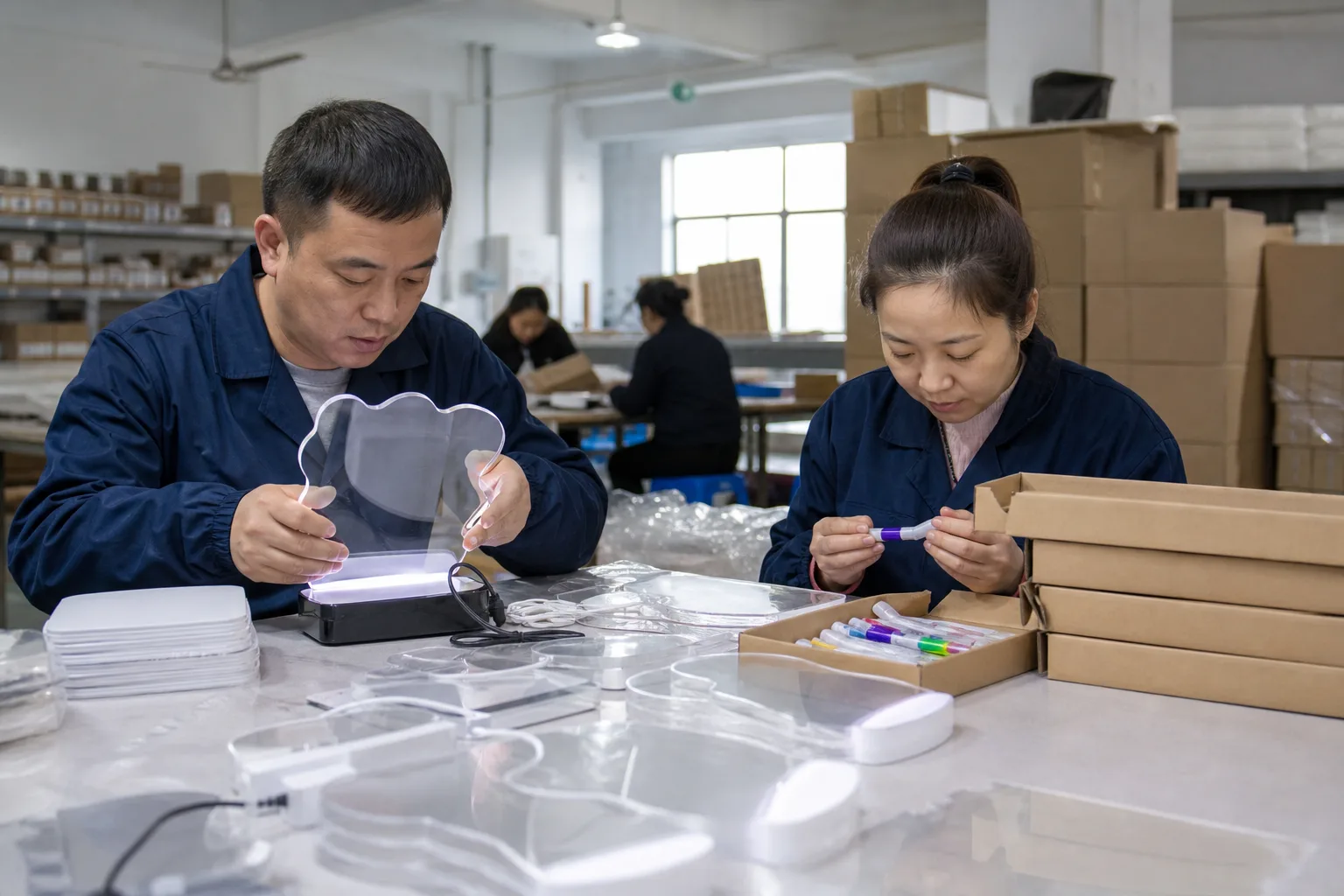 LED drawing board custom shape prototype review Chinese factory review