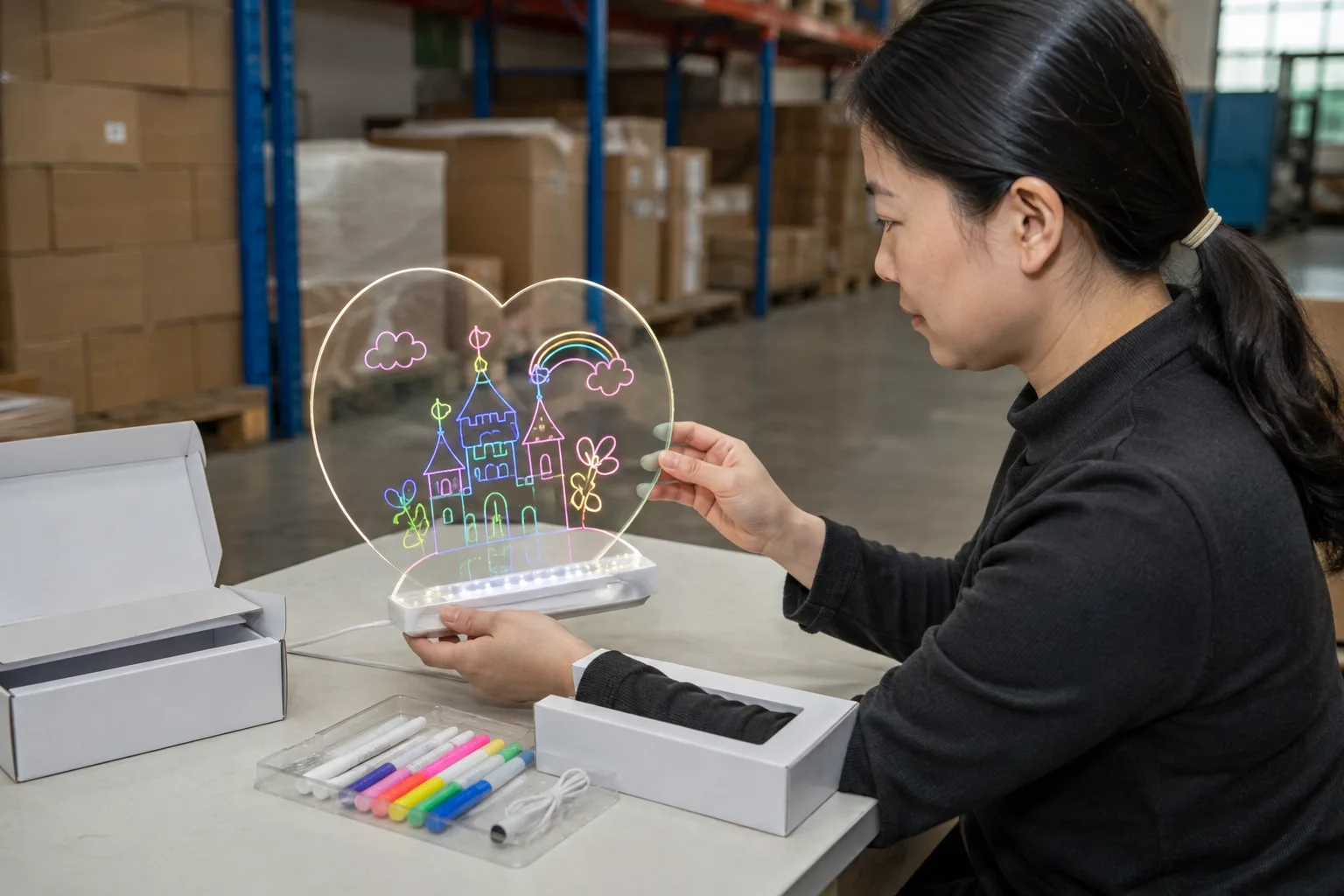 LED drawing board quality agreement checklist Chinese factory review