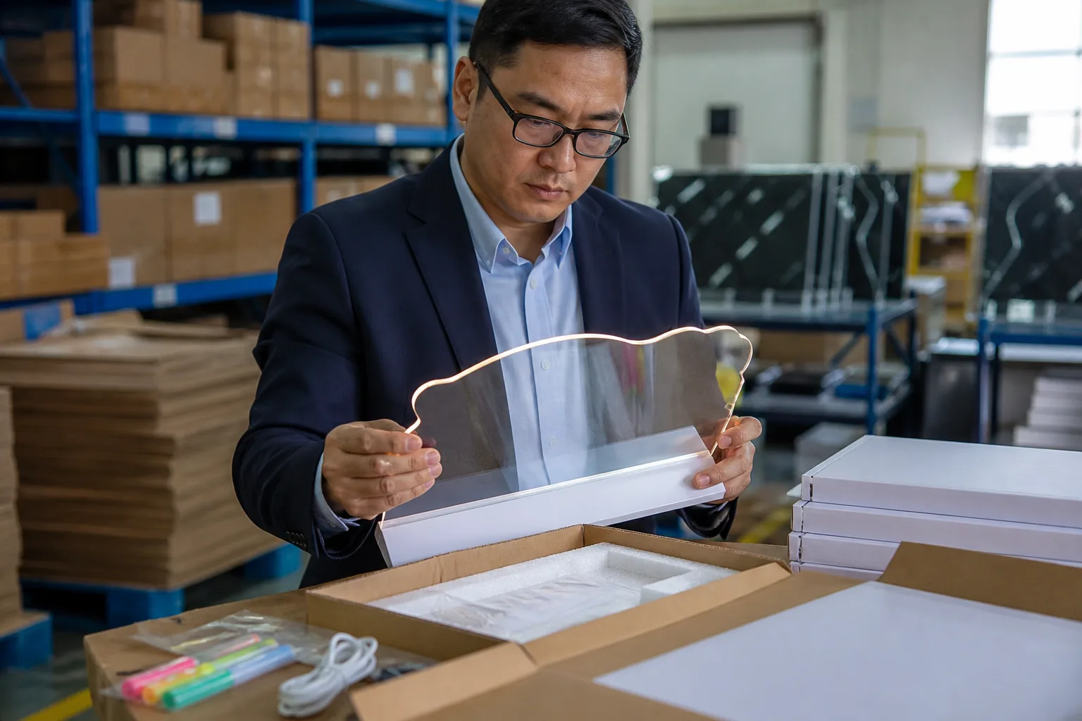 LED drawing board seasonal demand planning B2B buyer planning scene