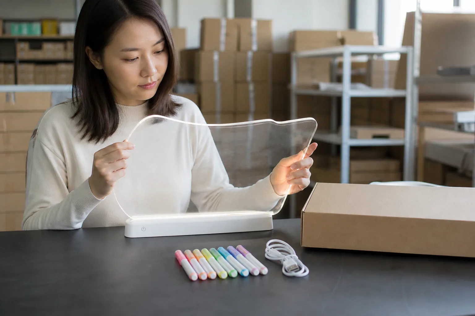 LED drawing board spare parts forecasting B2B product planning scene