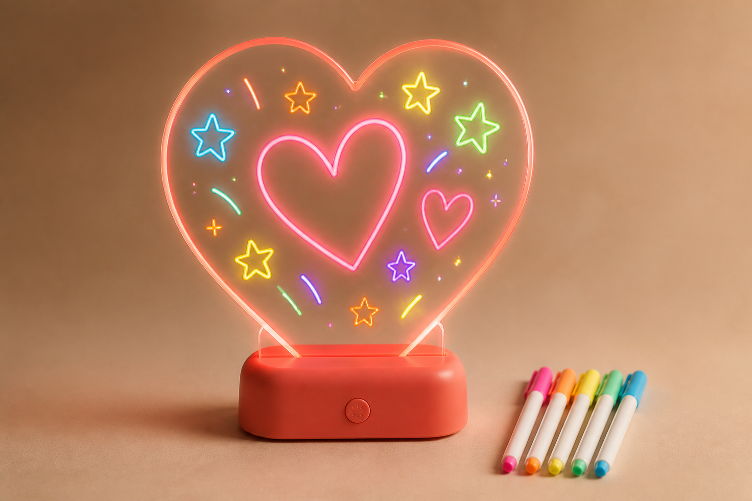 Heart LED Fluorescent Board