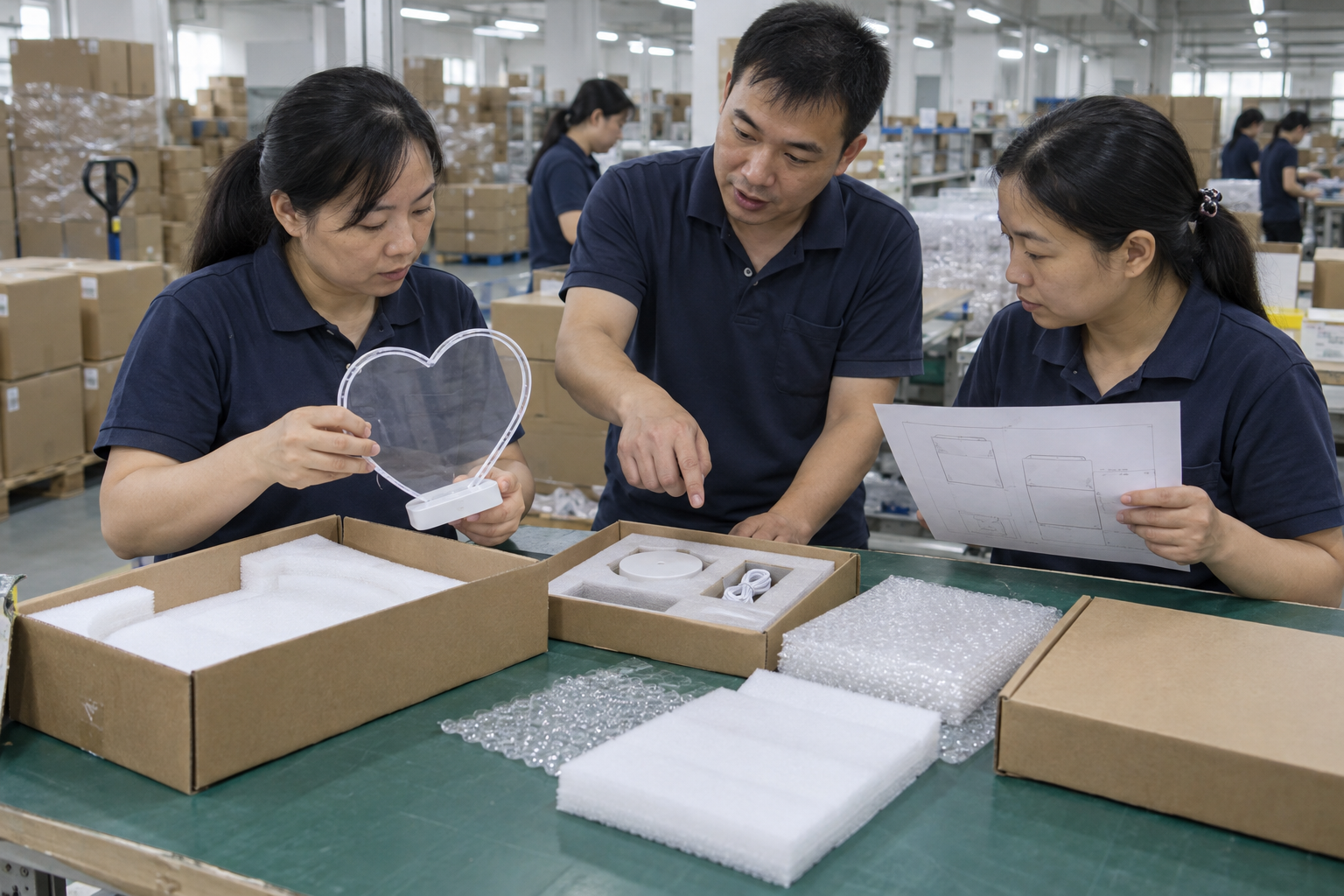 EU PPWR LED drawing board packaging Chinese factory review